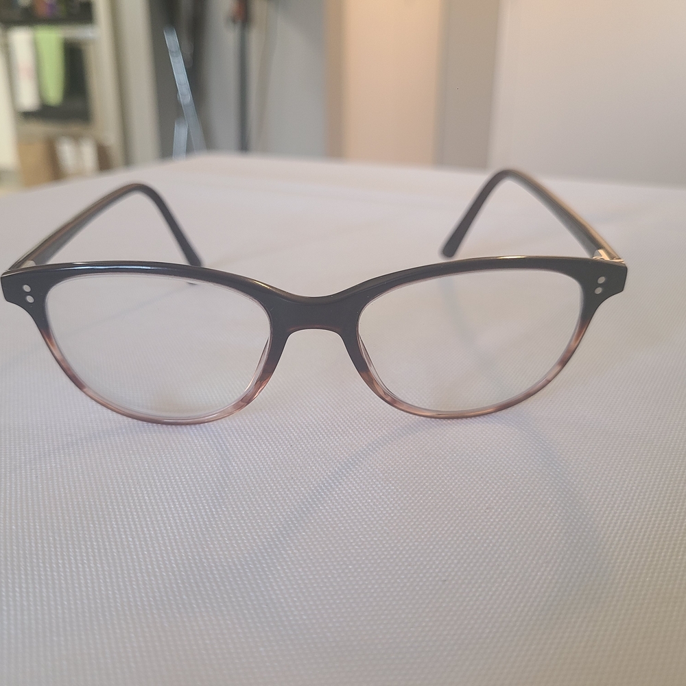 Prodesign Denmark Two-Tone Cat Eye Glasses - Black to Rose Gradient 48 17 140